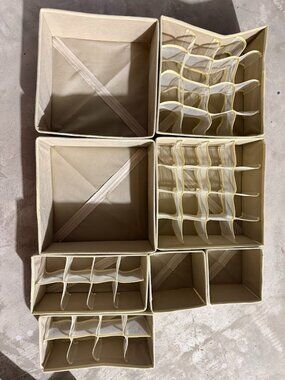 Brand New Foldable Drawer Organizer Dividers | Cloth Storage